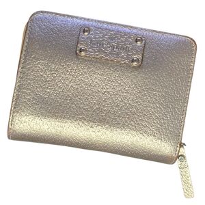 Kate Spade Gold Textured Women's Small Wallet